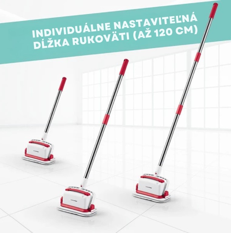 CleanMaxx AKU vibračný mop AVP-13350 (1)